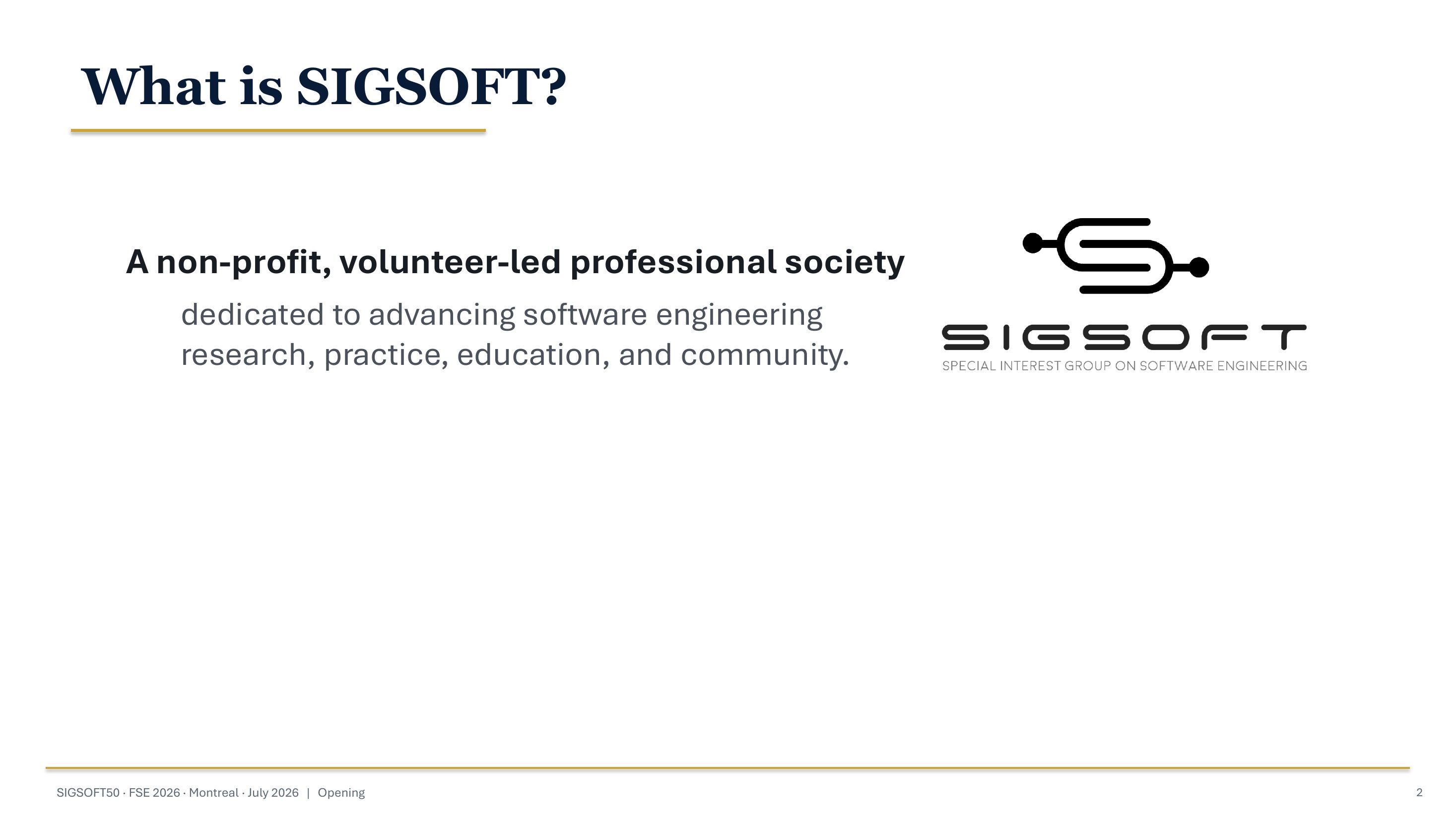 SIGSOFT50 visual frame 3
