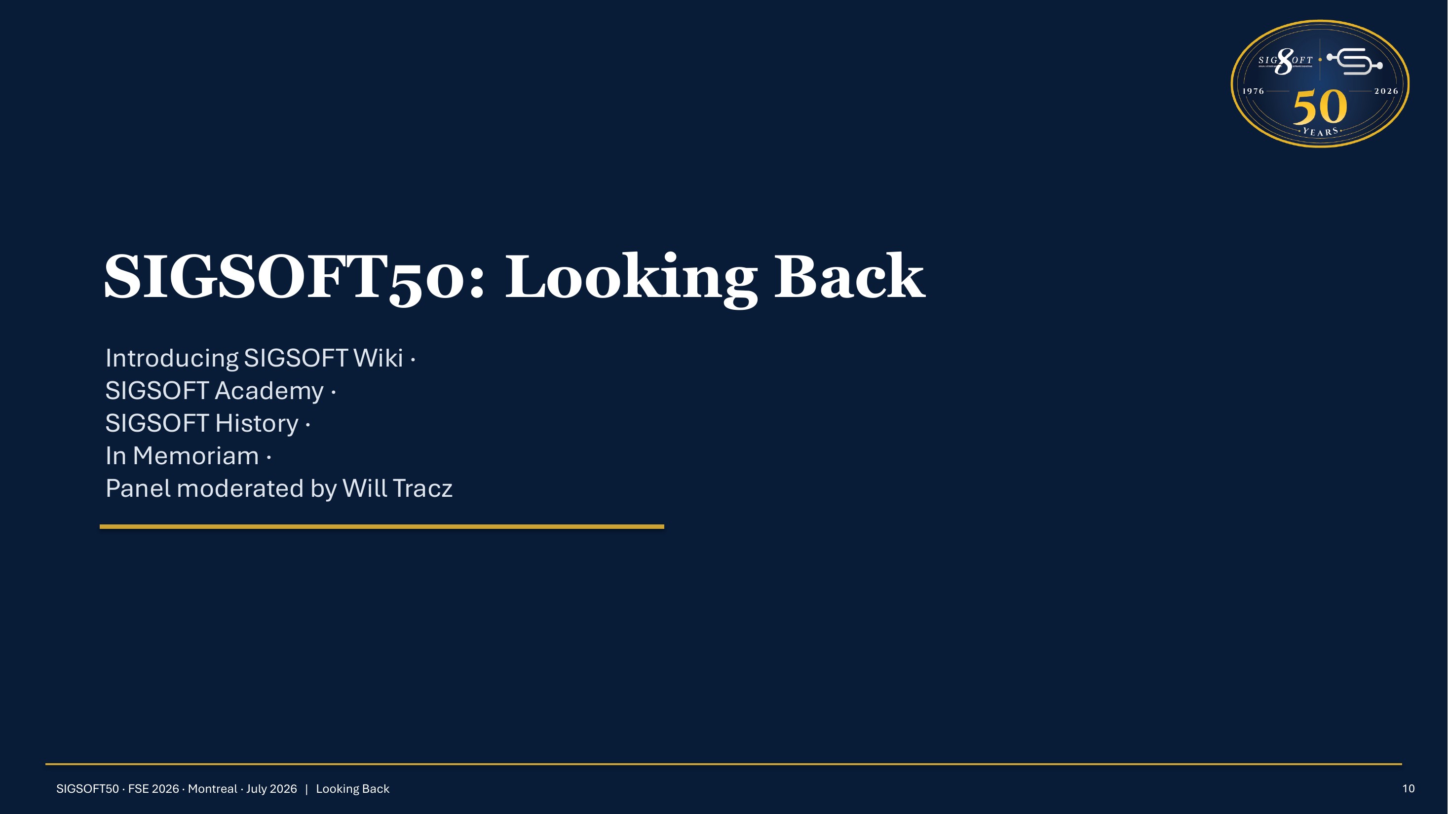 SIGSOFT50 visual frame 12